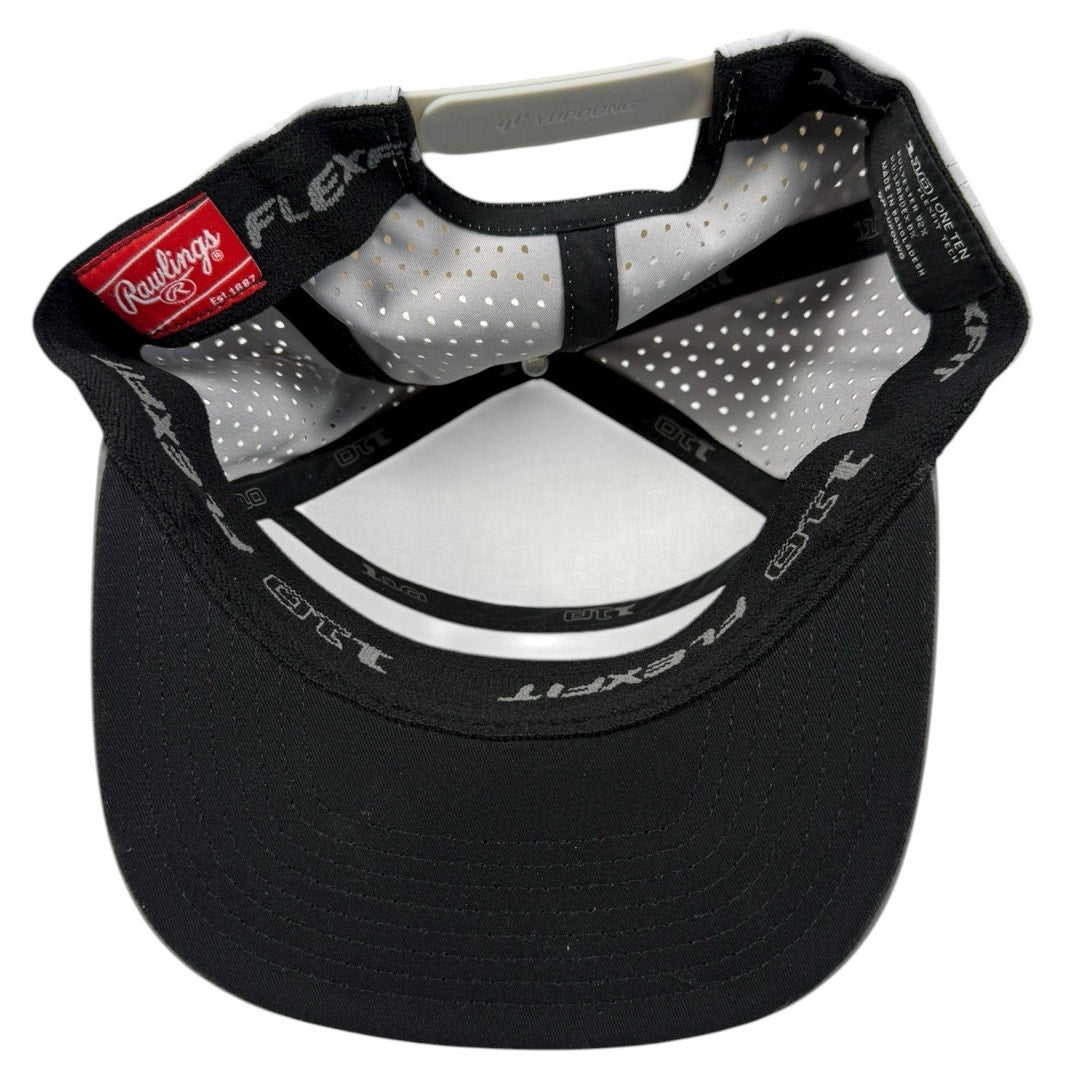 Rawlings Baseball Hat Cap Flexfit 110 Tech New NWT Gray