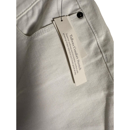 NWT Talbots Jeggings Women's Size 12P  White Skinny Ankle