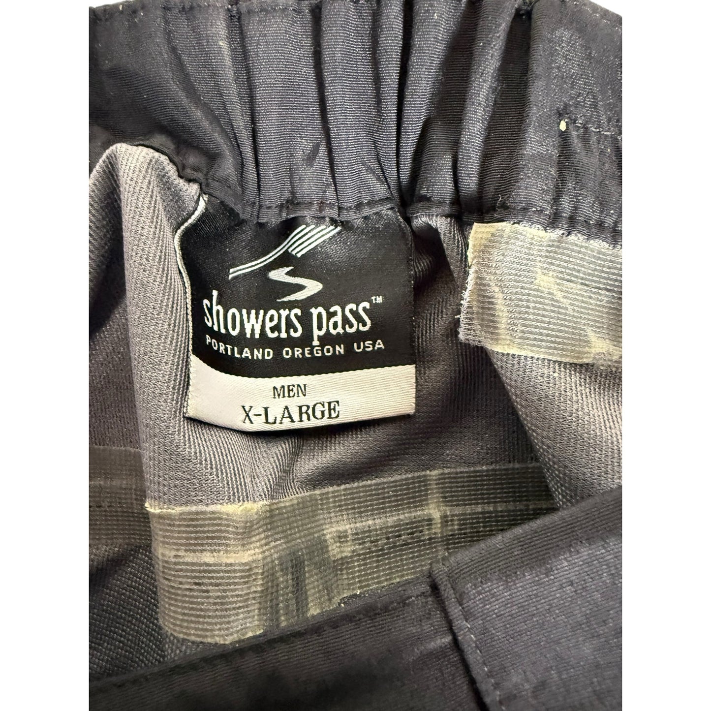 Showers pass  Rain Pants Men's Size XL Black Motorcycle