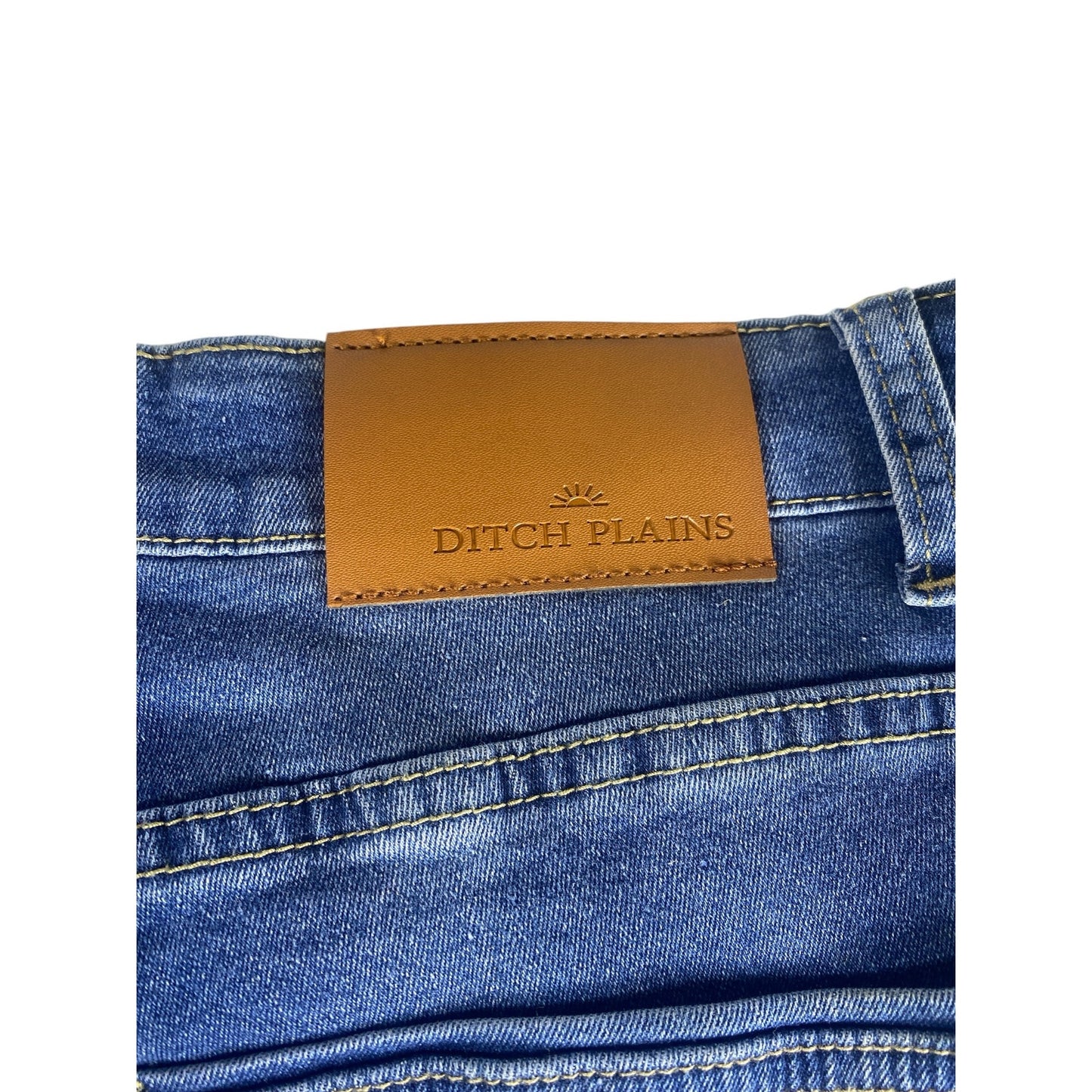 NWT Men's Ditch Plains  Blue Denim Stretch Jeans Size 38x30