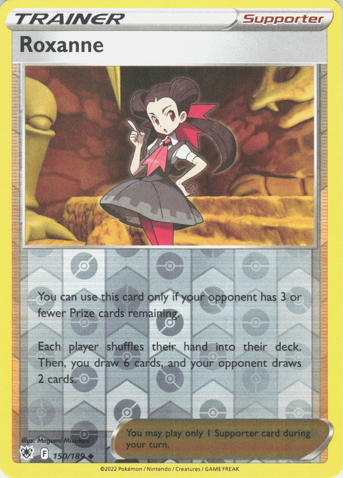 Roxanne Reverse Holo Uncommon SWSH10: Astral Radiance 150/189 NM