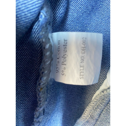 NWT Omoone women’s Denim Jacket Size L Ripped