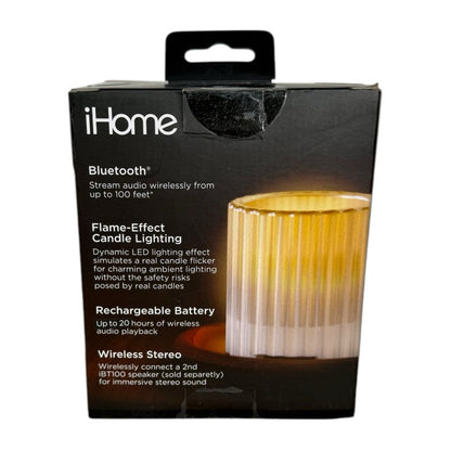 NIB I home Bluetooth LED Candle Light Speaker