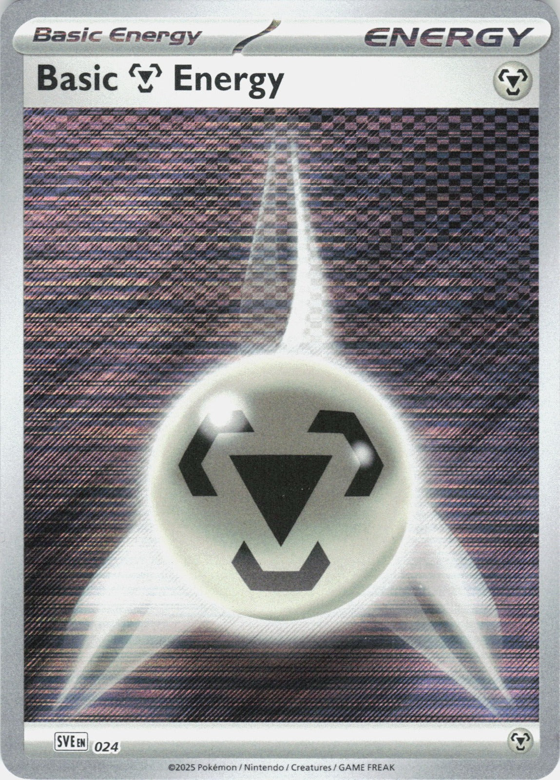 Basic Metal Energy Reverse Holo Common SVE: Scarlet & Violet Energies 024 NM