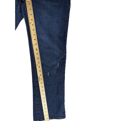 Calvin Klein jeans Women Blue Bootcut Industrial Size 28 Flap Pockets