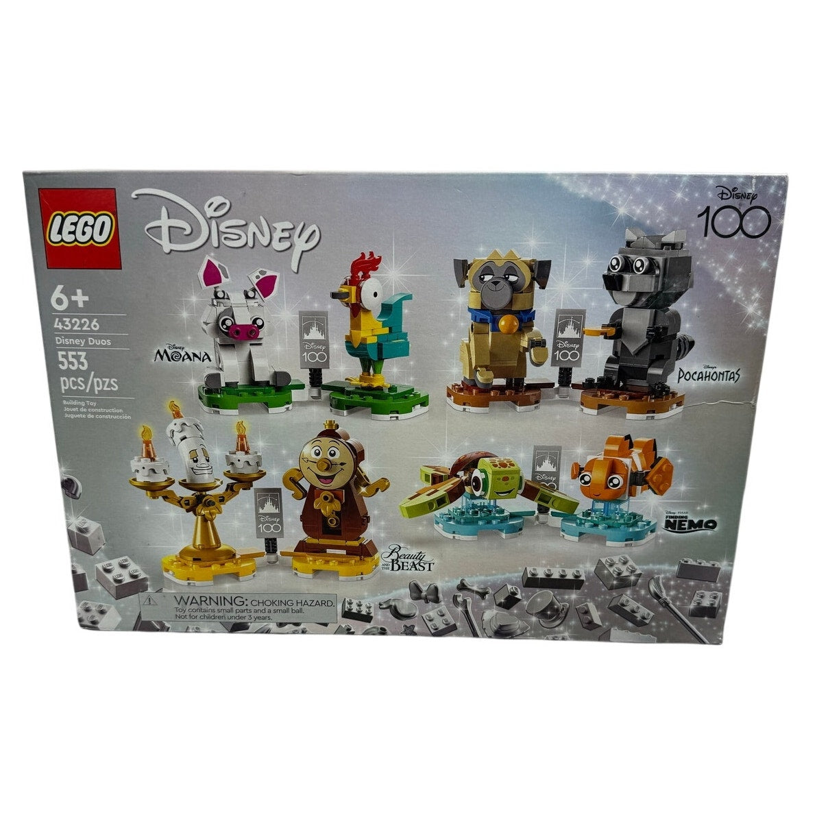 Lego 43226 Disney Duos Pocahontas Beauty & the Beast Moana SEALED