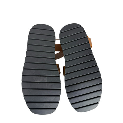 Torrid Flatform Gladiator SZ 11.5 Brown Chunky Faux Leather Platform Sandal NWT