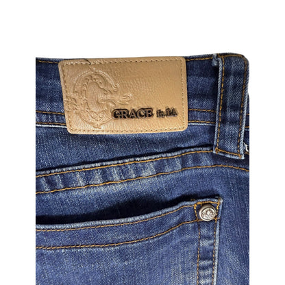 Grace in LA jeans Women's Skinnk Skinny size 27 Low Rise