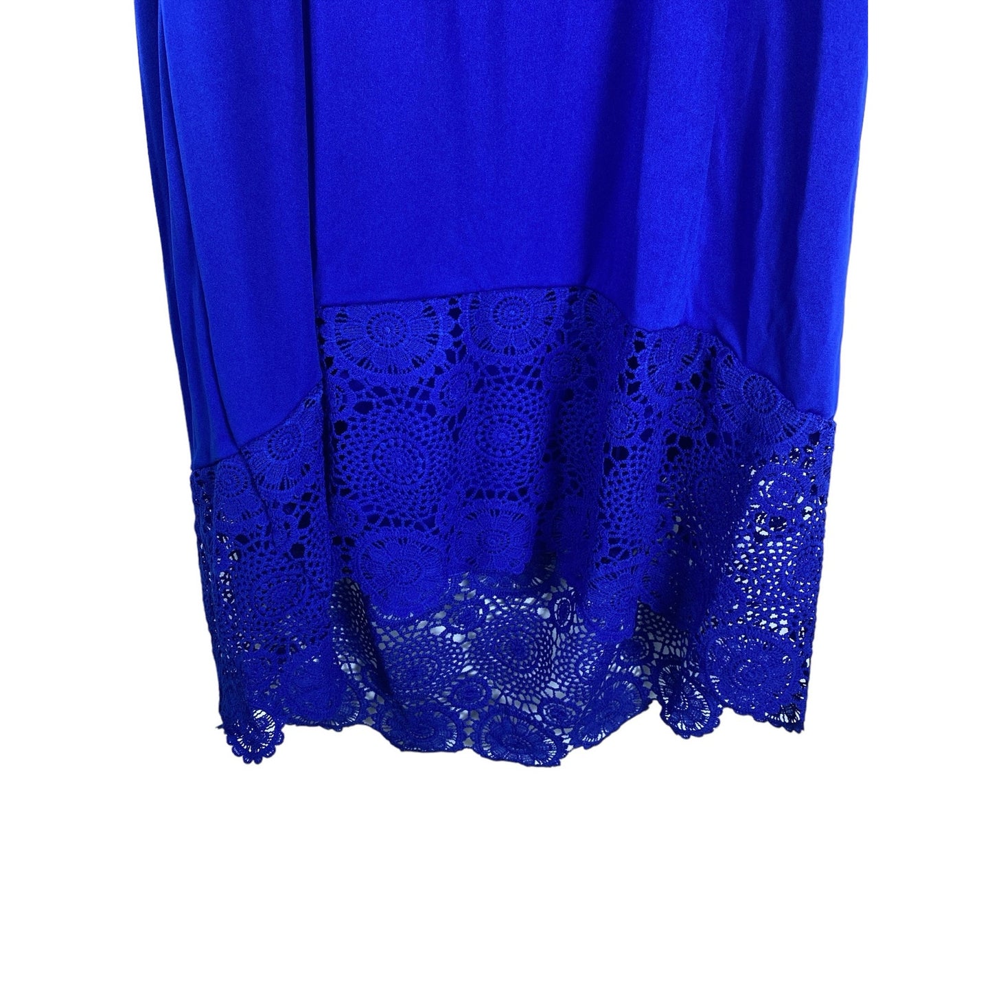 Women's Dress Royal Blue 2xl open shoulder summer sun