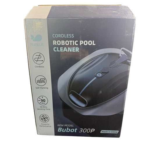 New Bubot 300P Robotic Pool Cleaner, Cordless Pool Vacuum with leading suction