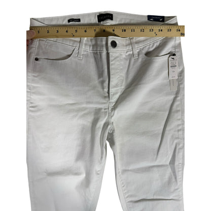 NWT Talbots Jeggings Women's Size 12P  White Skinny Ankle