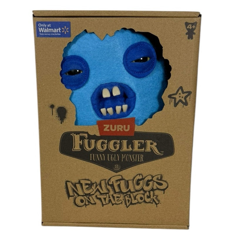 NIB FUGGLER NEW FUGGS ON THE BLOCK COD FATHER BLUE FUNNY UGLY MONSTER NEW TOY