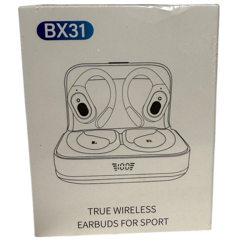 New Sealed Sajawass BX31 Wireless Headphones Black Fitness Sport  $89