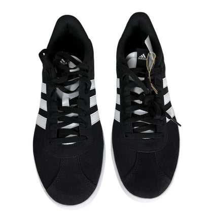 NWT Adidas Sneakers Men's VL Court 3.0 Black and White Size 11 Skateboarding