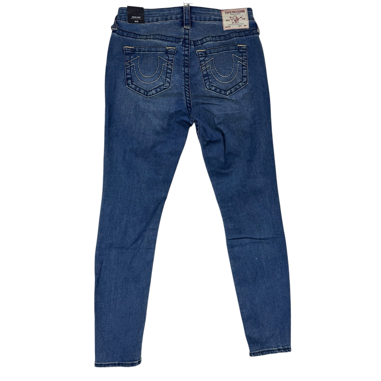 NWT True Religion Jeans Women's Size 28 Jennie Curvy Mid Rise Super Skinny