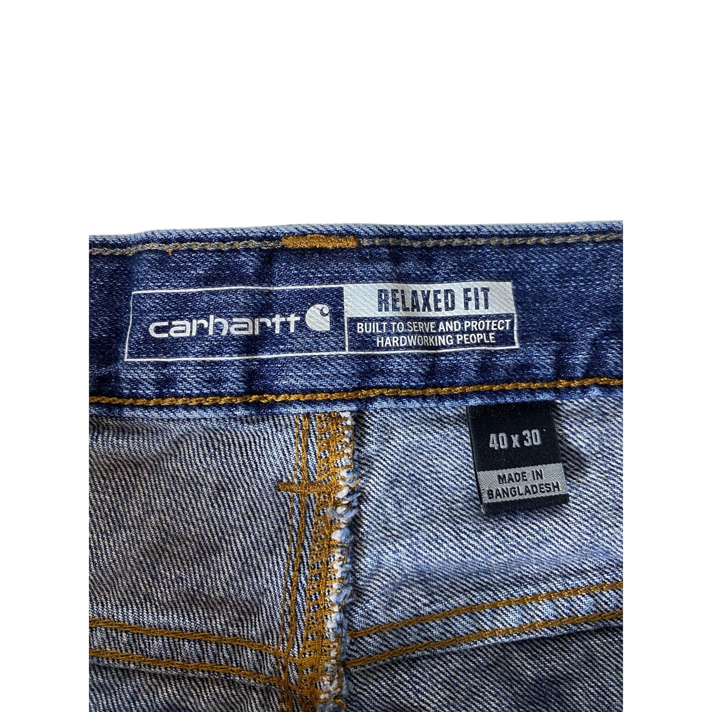 Mens Carhartt Relaxed Fit Jeans Size 40 x 30