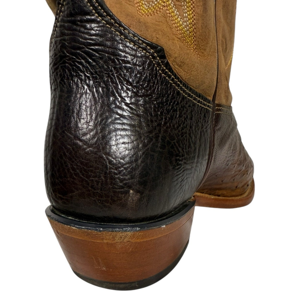 Tony Lama Ostrich Leather Cowboy Boots - Men's Size 10EE