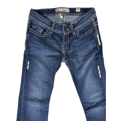 BKE Payton Jeans Women's Bootcut Low Rise 28R Stitched