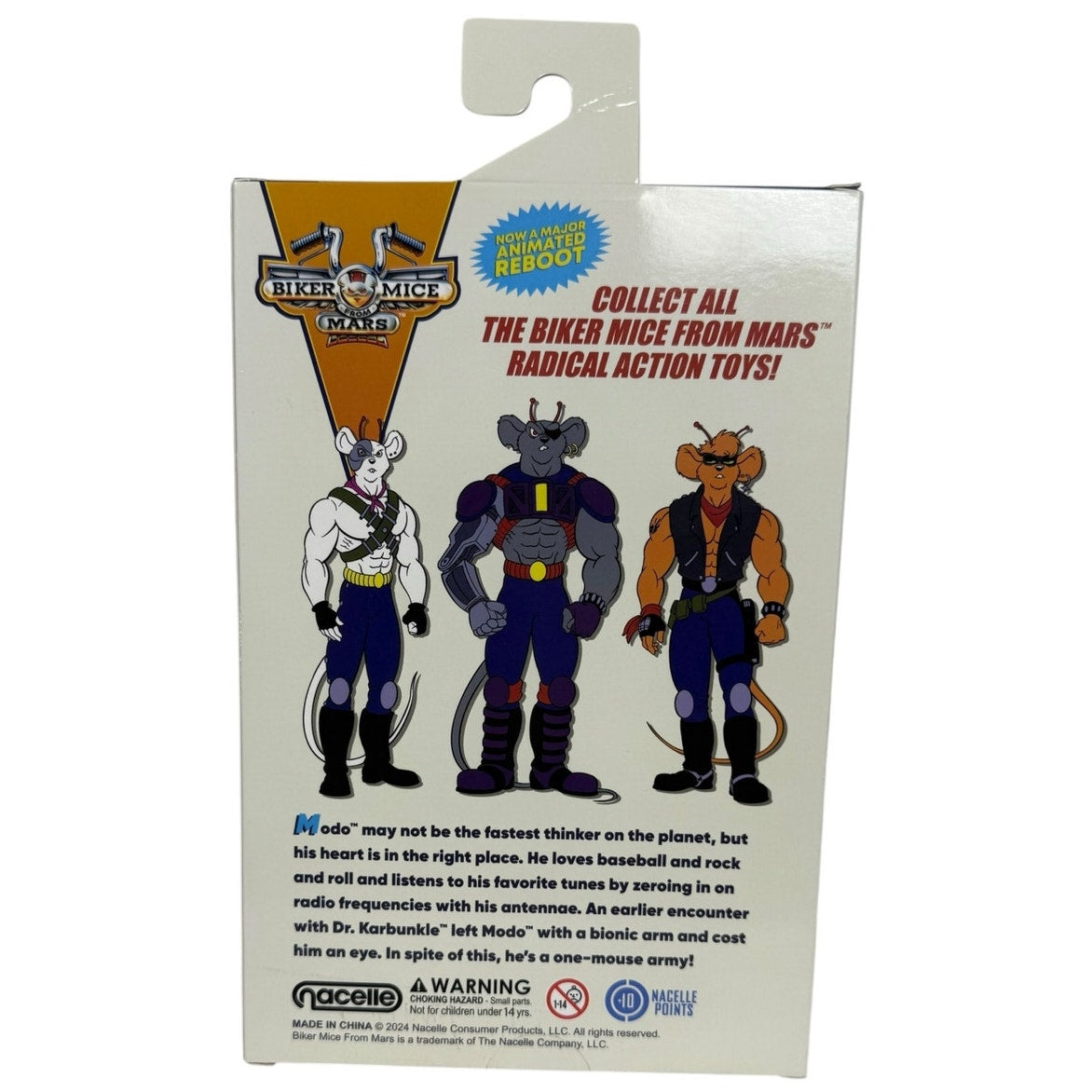 NEW Nacelle Biker Mice From Mars Modo 7" Figure