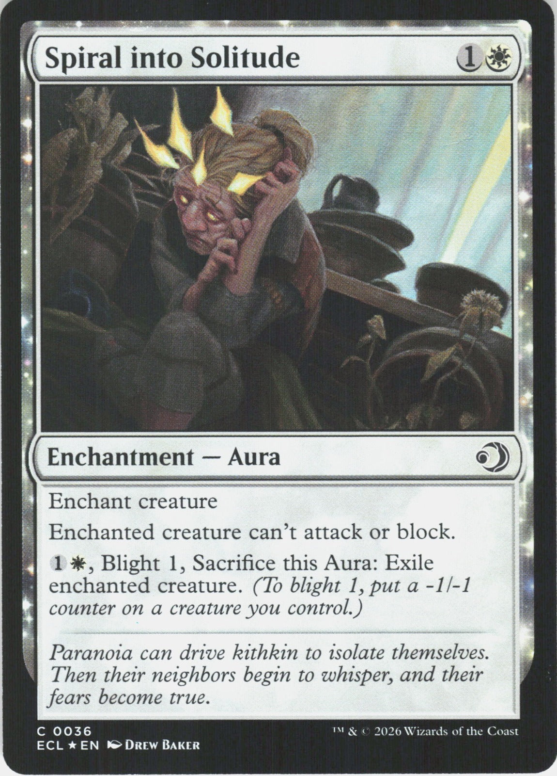 Spiral into Solitude Foil C Lorwyn Eclipsed 36 NM