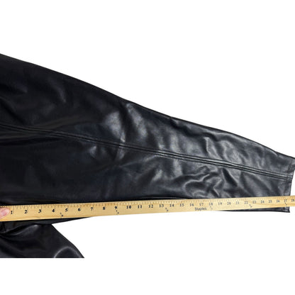 NWT Marc New York Pants Women's Black Size 2X Faux Leather Ankle