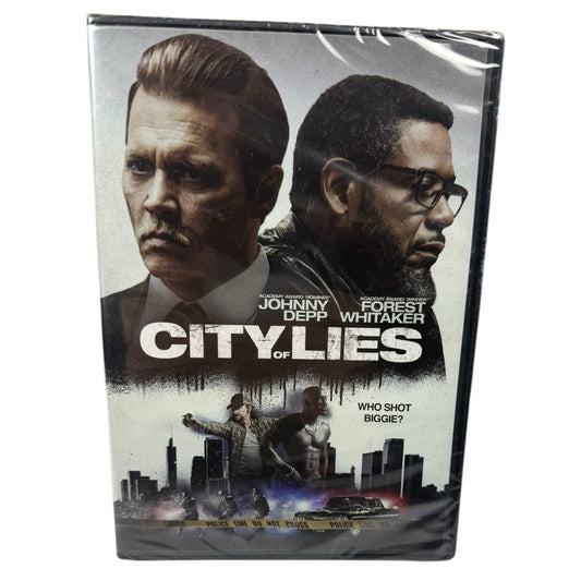 City of Lies (DVD, 2021) Brand New Sealed Johnny Depp Forest Whitaker Ships Free