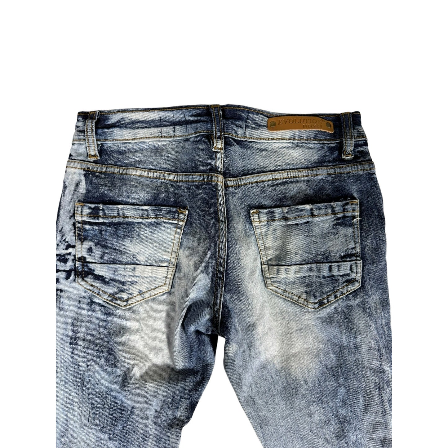 Youth Size 12 Evolution in Design Distressed Skinny Jeans