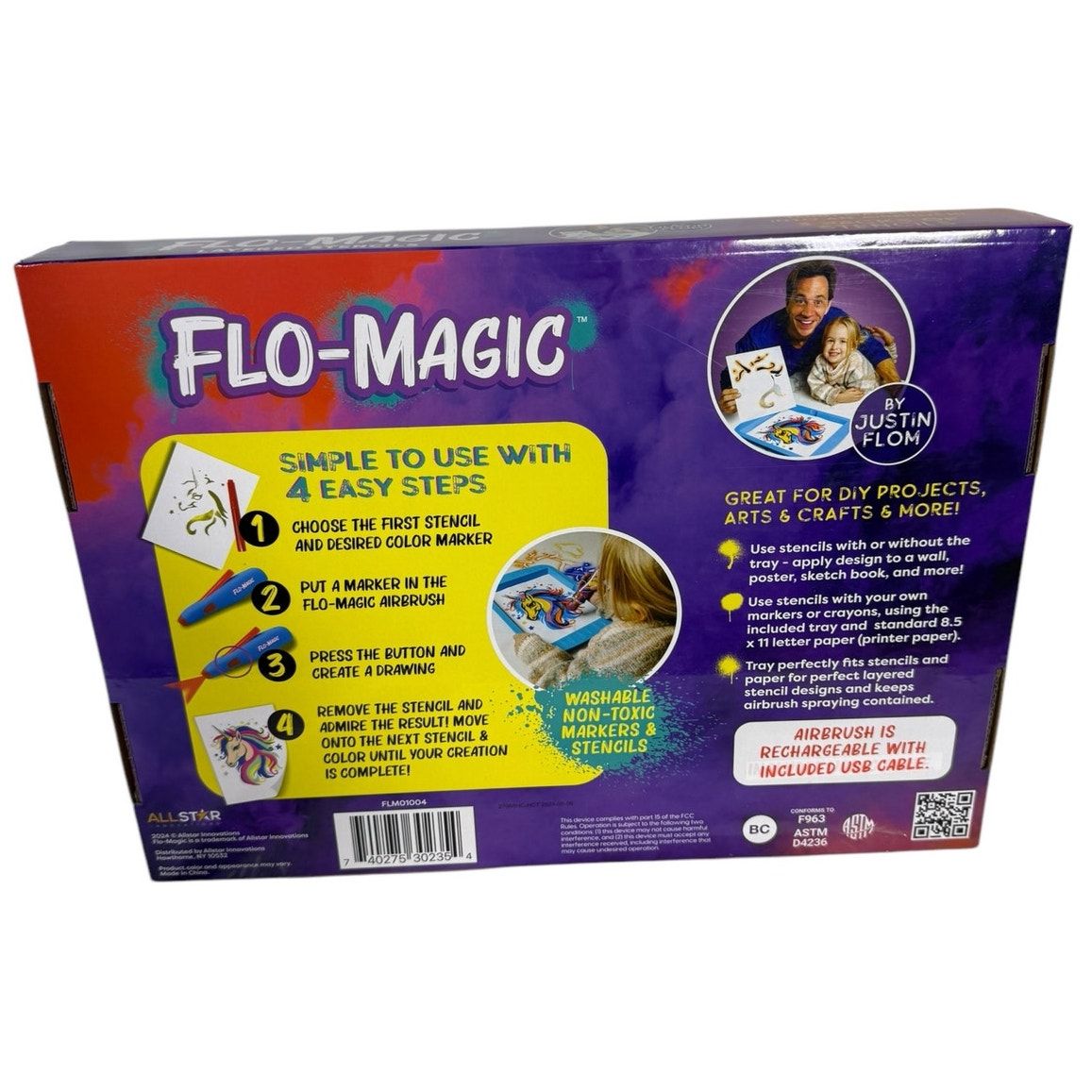 Flo-Magic, Craft Airbursh Masterpieces with Magical Layering Stencils Enchanted