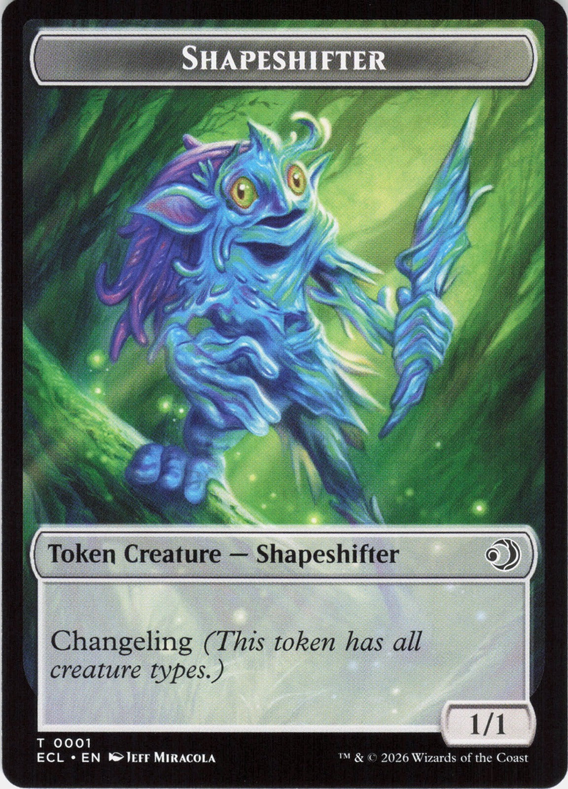 Merfolk // Worm Double-Sided Token T Lorwyn Eclipsed 8 // 9 NM