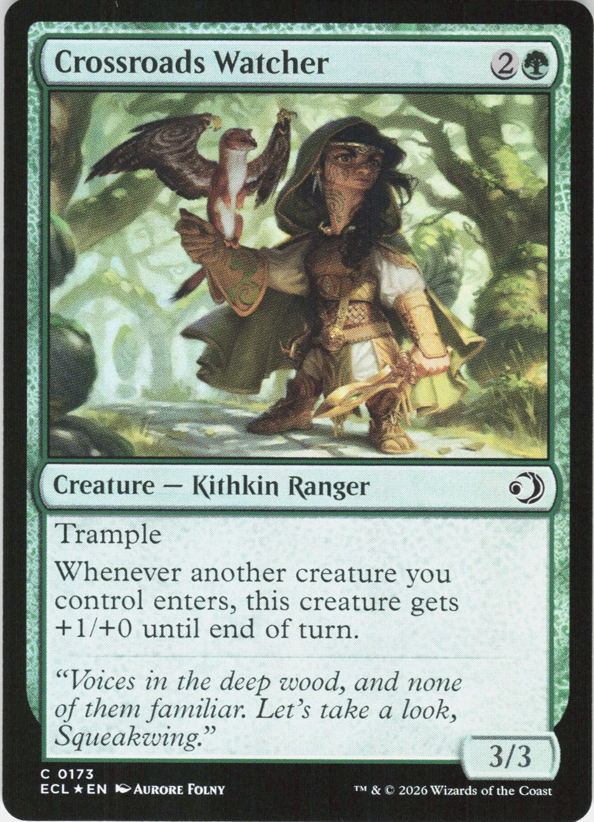 Crossroads Watcher Foil C Lorwyn Eclipsed 173 NM