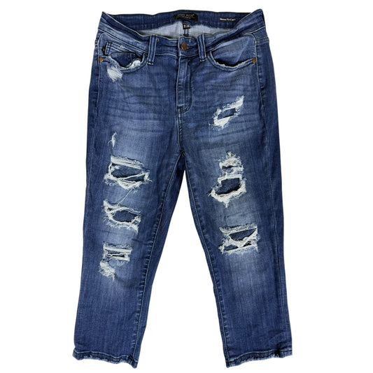 Judy Blue Capris Women's Size 9 Distressed Skinny Fit Capris