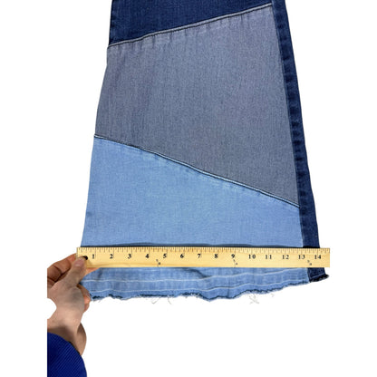 American Bazi Jeans Women's Blue Size M (28in) Flare Bellbottom Patchwork