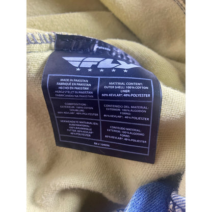 Men's Fly Racing Resistance Jeans street motorcycle Denim Size 36