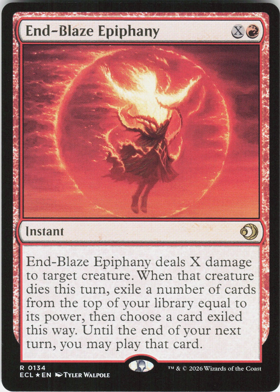 End-Blaze Epiphany Foil R Lorwyn Eclipsed 134 NM
