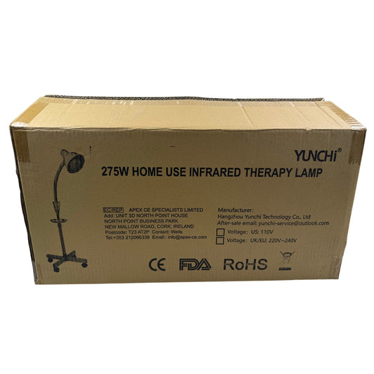 275W Therapy Infrared Heat Lamp Red Heat Roasting Lamp Pain Relief Spa Home New