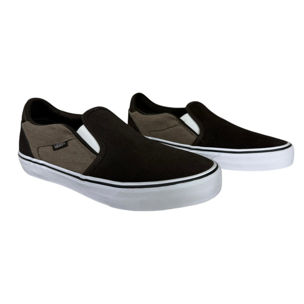 New Vans Asher Deluxe Cozy Knit Slip-On Shoes - Men's Size 8