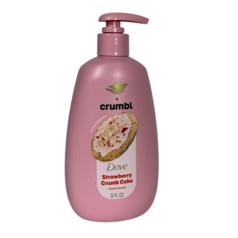 Dove Crumbl Strawberry Crumb Cake Hand Wash Limited Edition 12 Fl Oz NEW