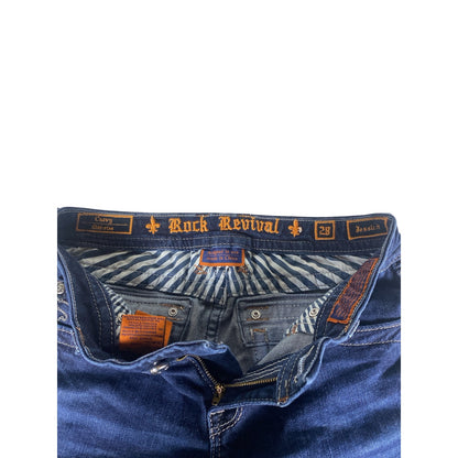 Women Rock Revival Jessica Flap Pocket jeans size 28
