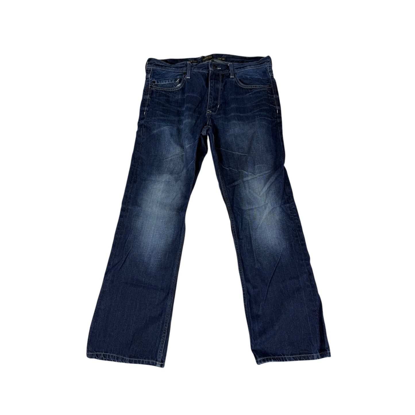 Helix Jeans Men's Slim Bootcut Blue 34 x 30