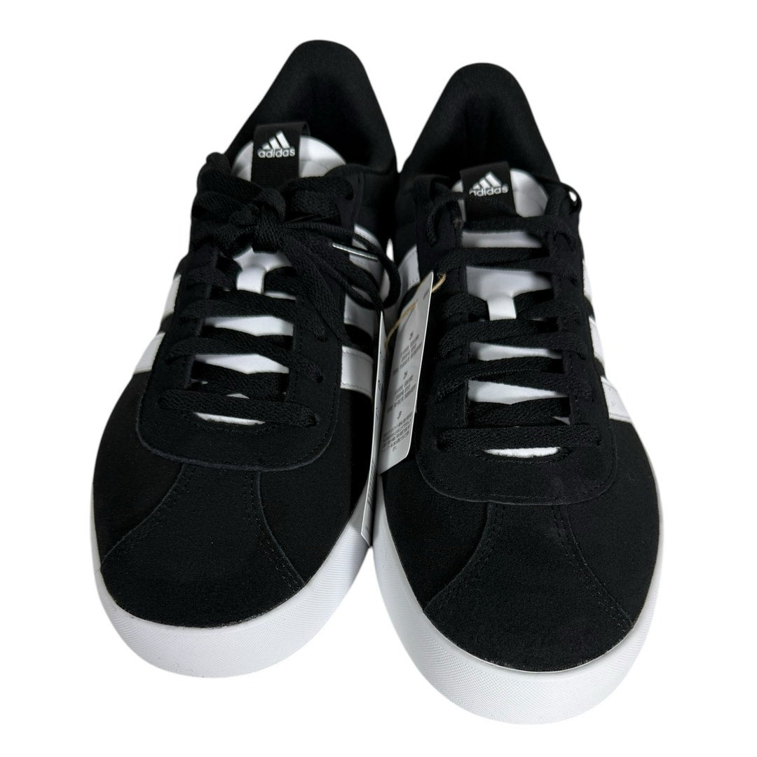 NWT Adidas Sneakers Men's VL Court 3.0 Black / White 11.5 Skateboarding