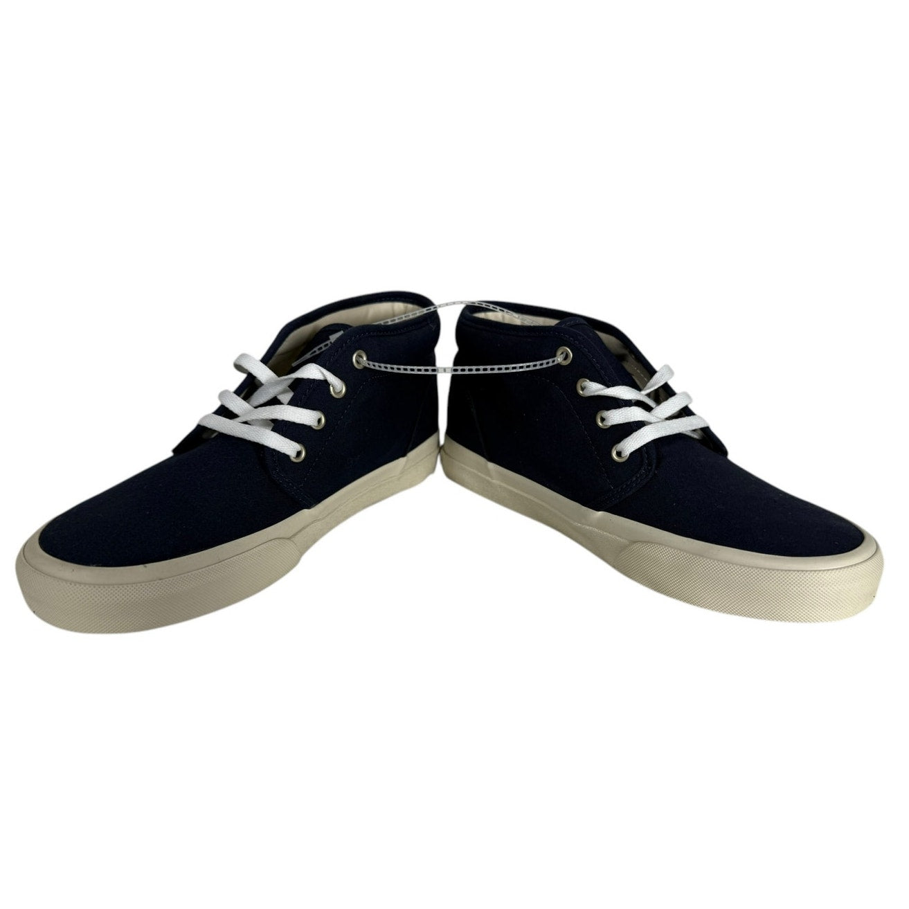 NWOT Ralph Lauren Polo Men Mid Shoes Canvas Blue size 8 Casual