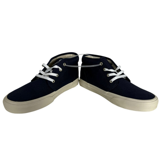 NWOT Ralph Lauren Polo Men Mid Shoes Canvas Blue size 8 Casual