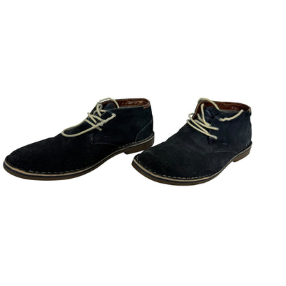 Kenneth Cole Reaction Men's Dress Shoes Navy Blue Suede Size 8M