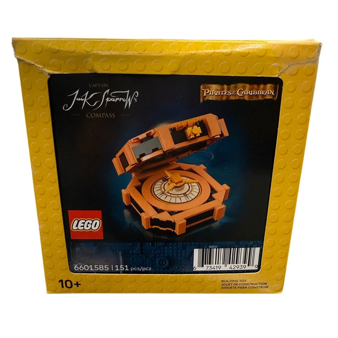 Lego 10365 Pirates Caribbean Black Pearl Jack Sparrow's Pirate Ship + Compass