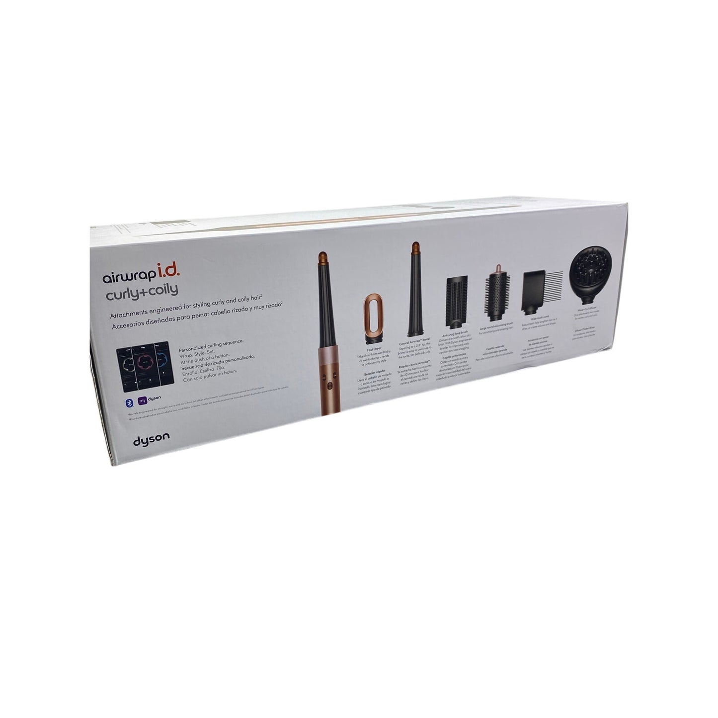 Dyson Airwrap ID Straight Wavy Ceramic Pink/Rose Gold New Open Box