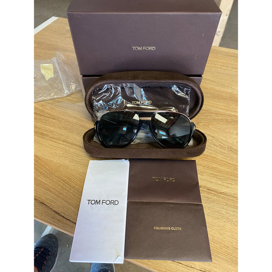 New Tom Ford Dimitry Sunglasses (Shiny Black) with case