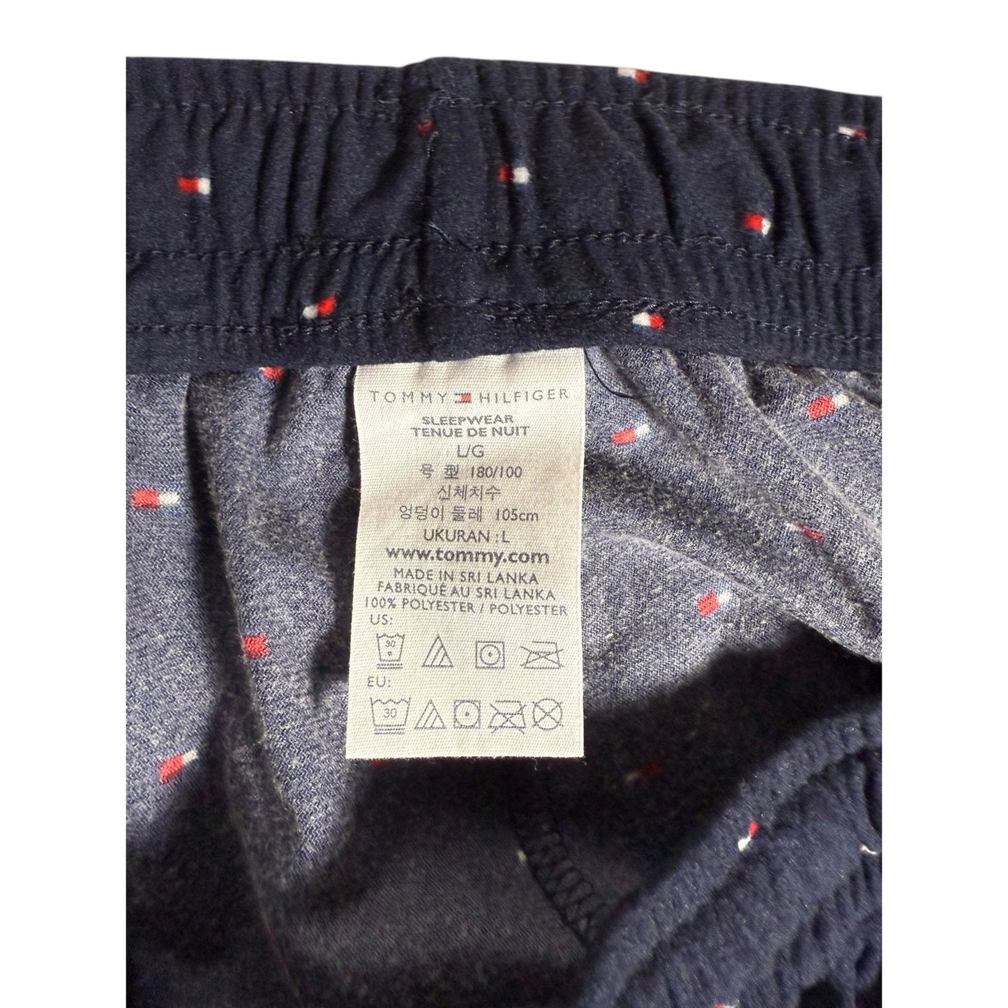 NWT Tommy Hilfiger Pajama Pants Men's Blue Size Lg