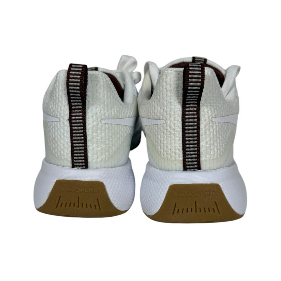 Reebok NFX Trainer Mens 9.5 White Canvas Lace Up Athletic Cross Training Shoes
