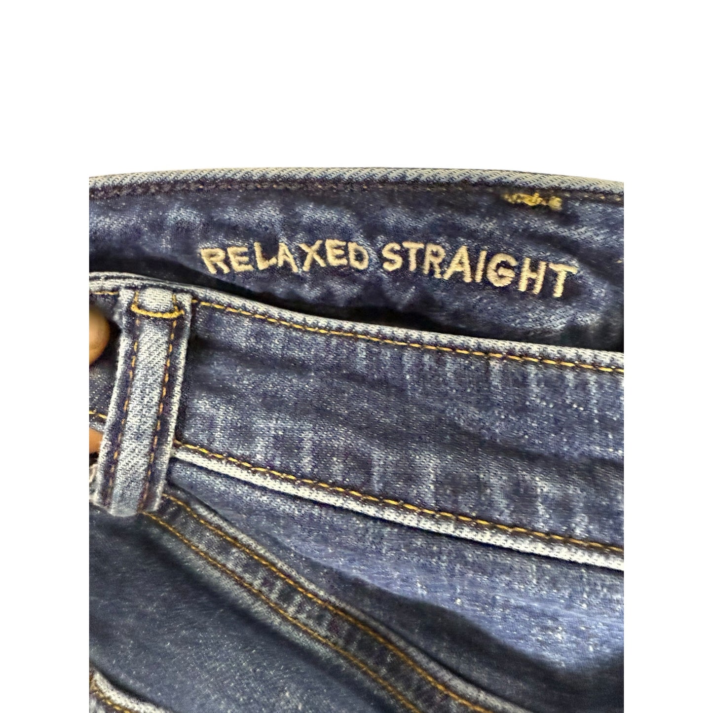 American Eagle Relaxed Straight Jeans - Men's 32x34 Blue