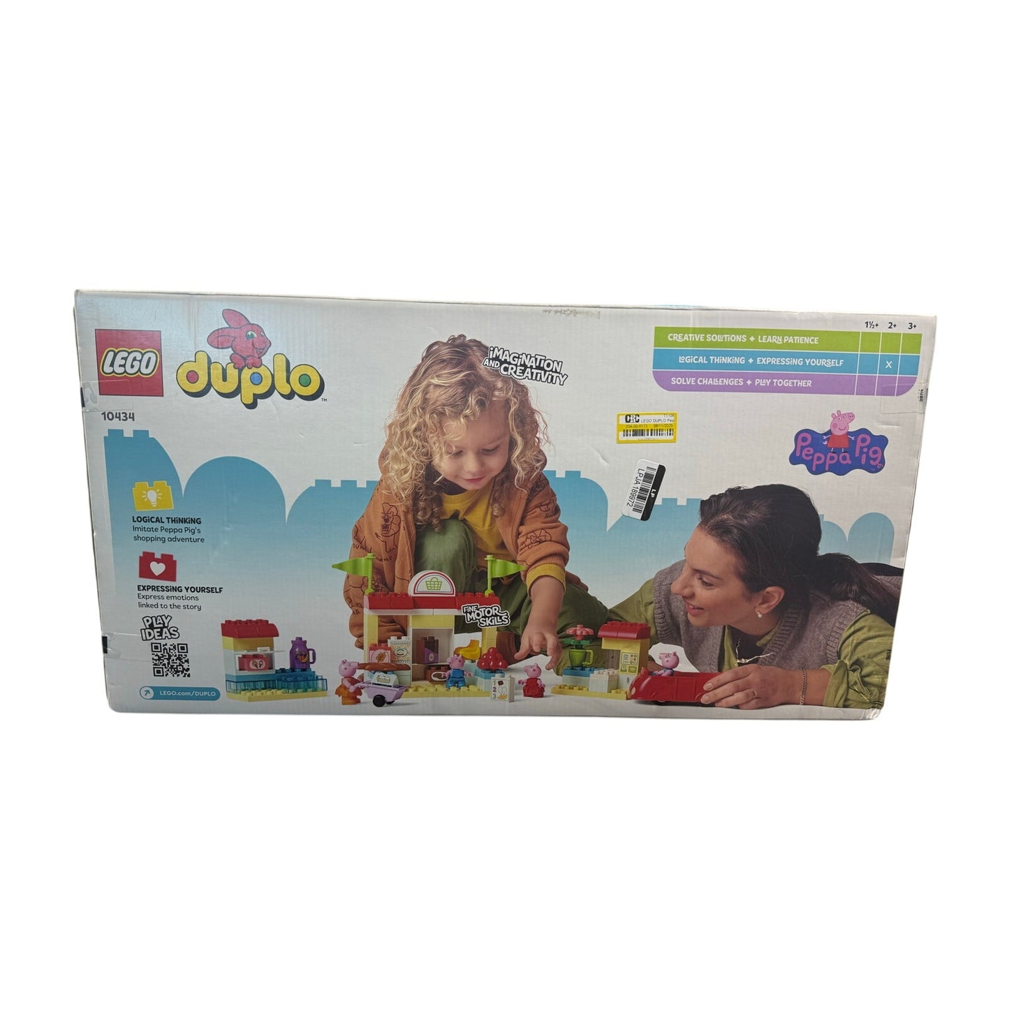 LEGO 6470506 DUPLO Peppa Pig Supermarket Toy for Toddlers with 4 Figures New